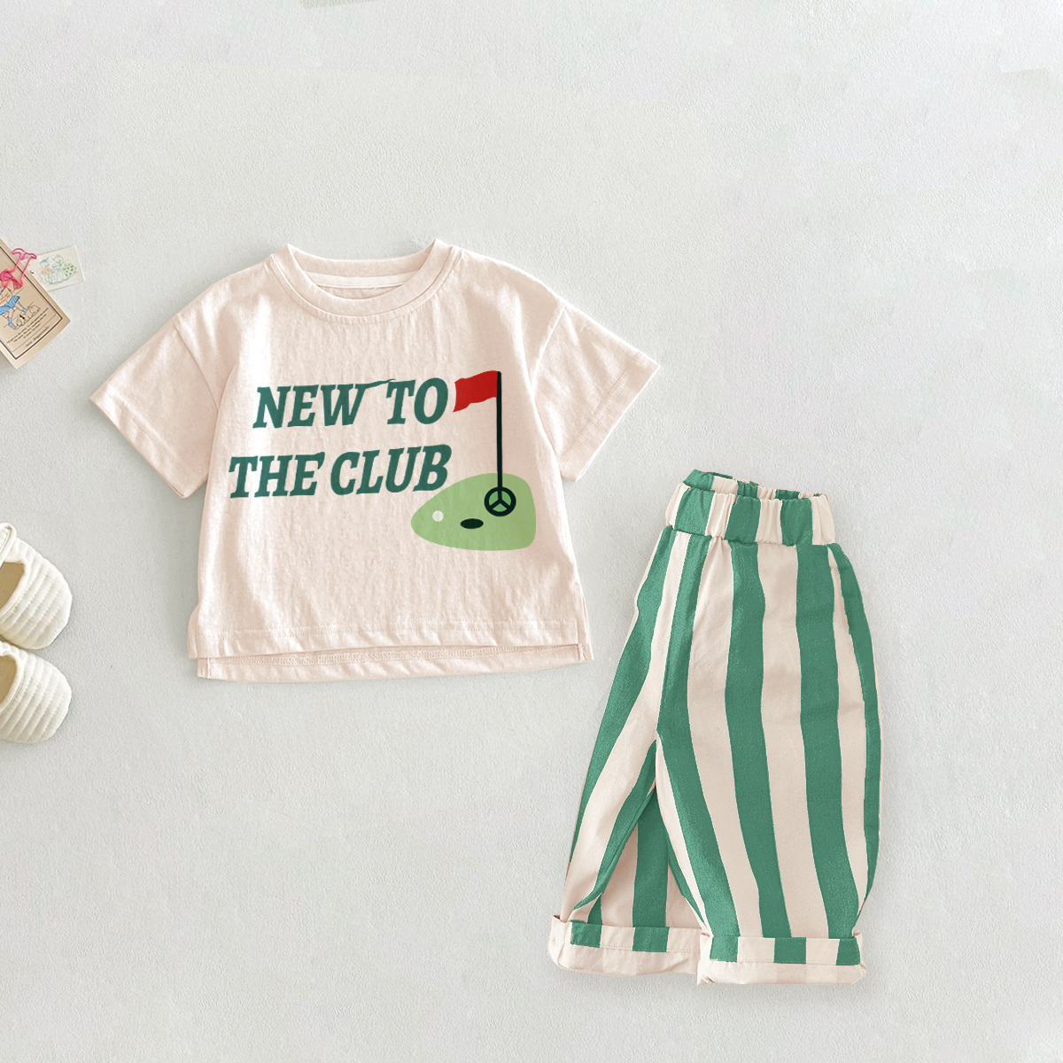 NEW TO THE CLUB Baby 2-Piece Golf Friends Set
