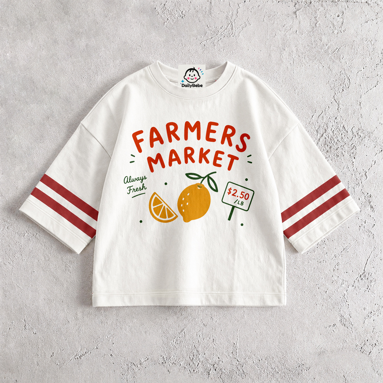 FARMERS MARKET Baby & Kids Lemon T-Shirt (6M-9Y)