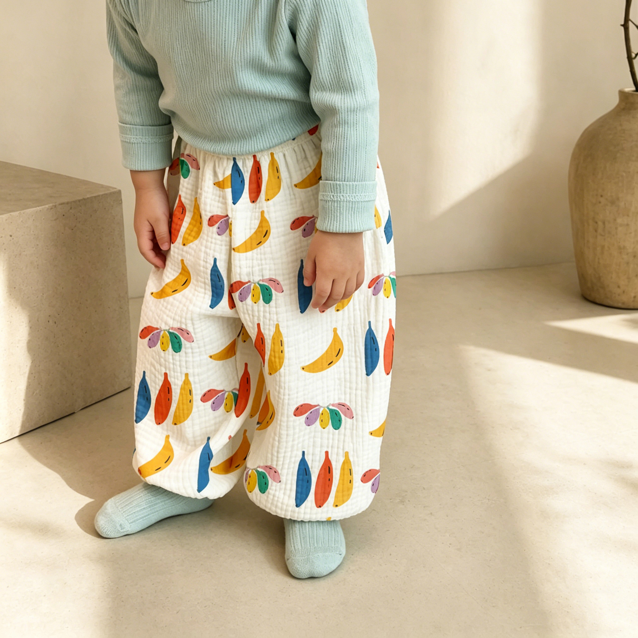 Baby & Kids Colorful Bananas Pants