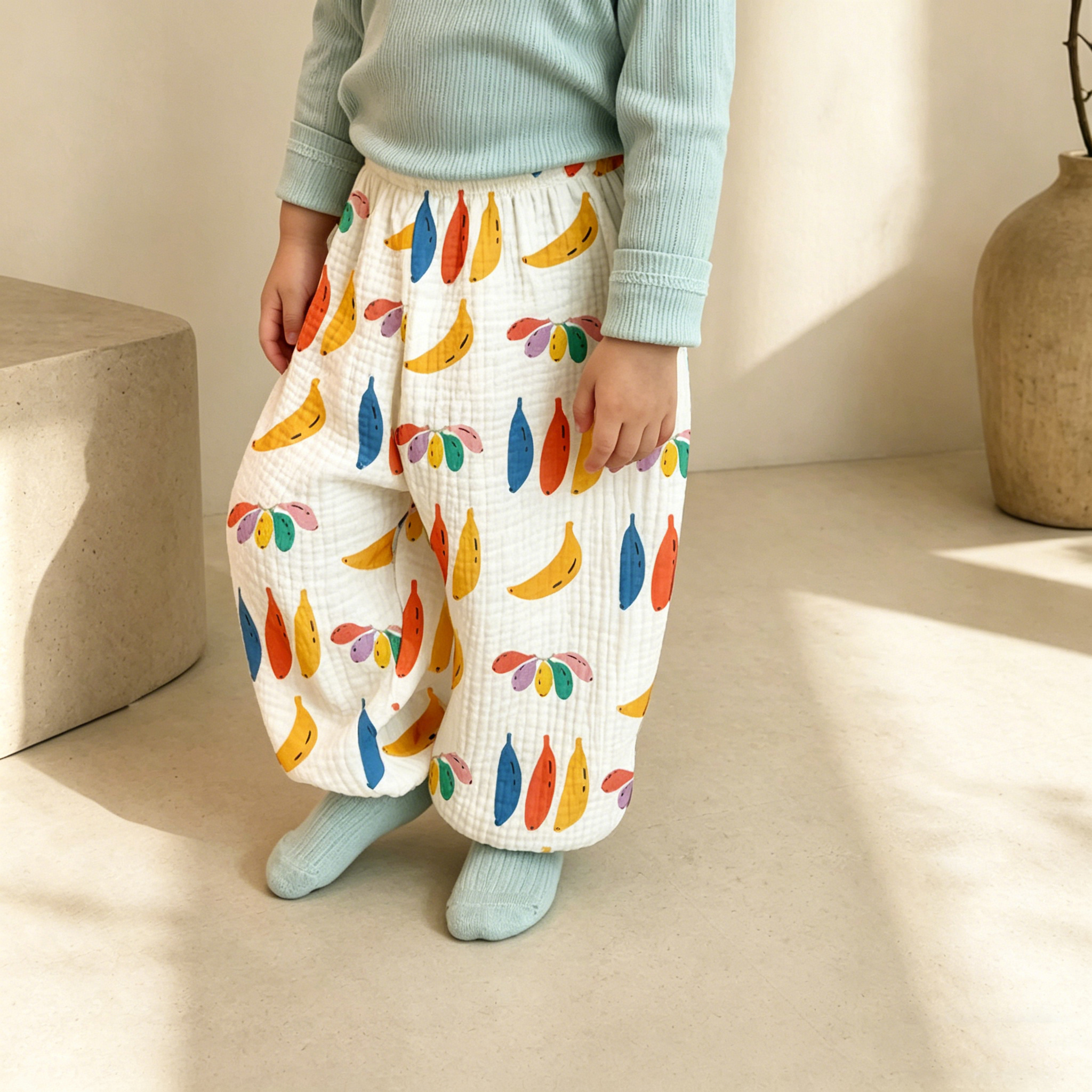 Baby & Kids Colorful Bananas Pants