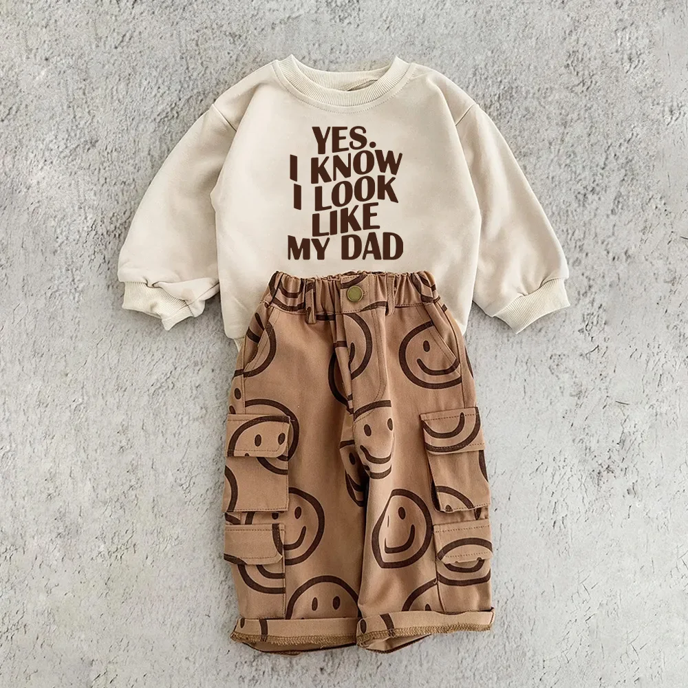 YES I KNOW I LOOK LIKE MY DAD Baby & Kids 2-Piece Set