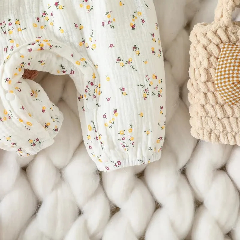 Baby Girl Bows Romper with Headband