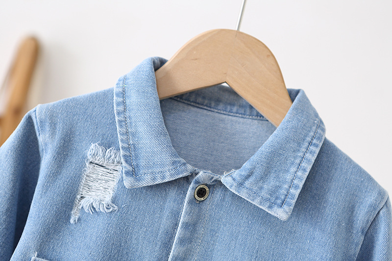 Baby Denim Blue Romper