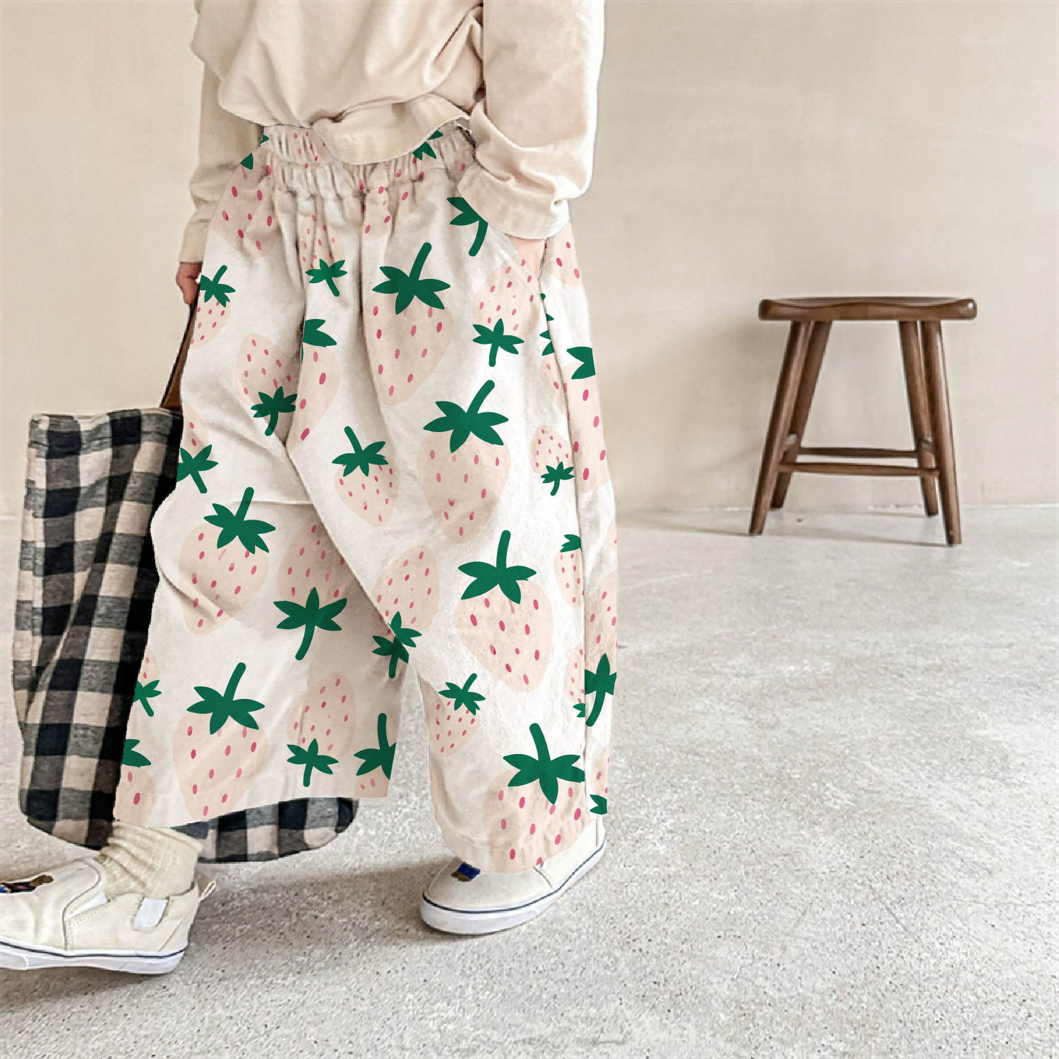 Baby & Kids Strawberry Pattern Pants