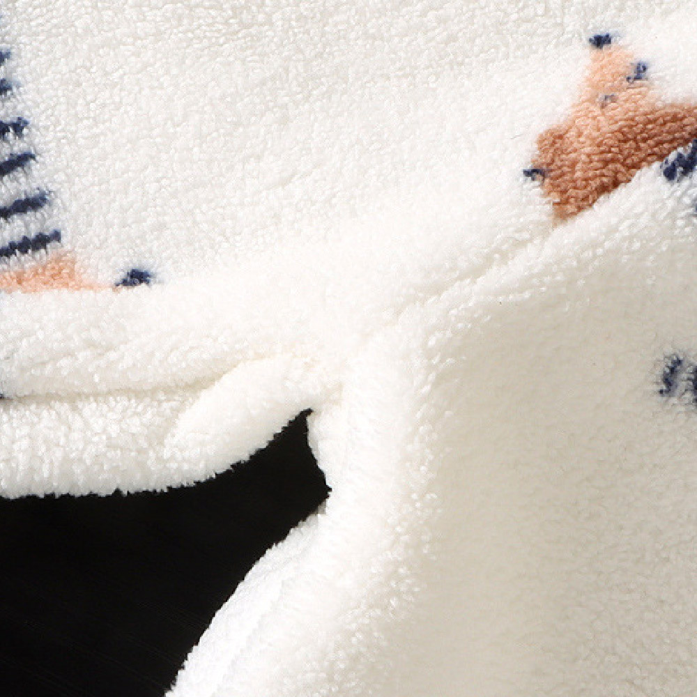 Kids Fleece Animal Print Loungewear 2-piece Set