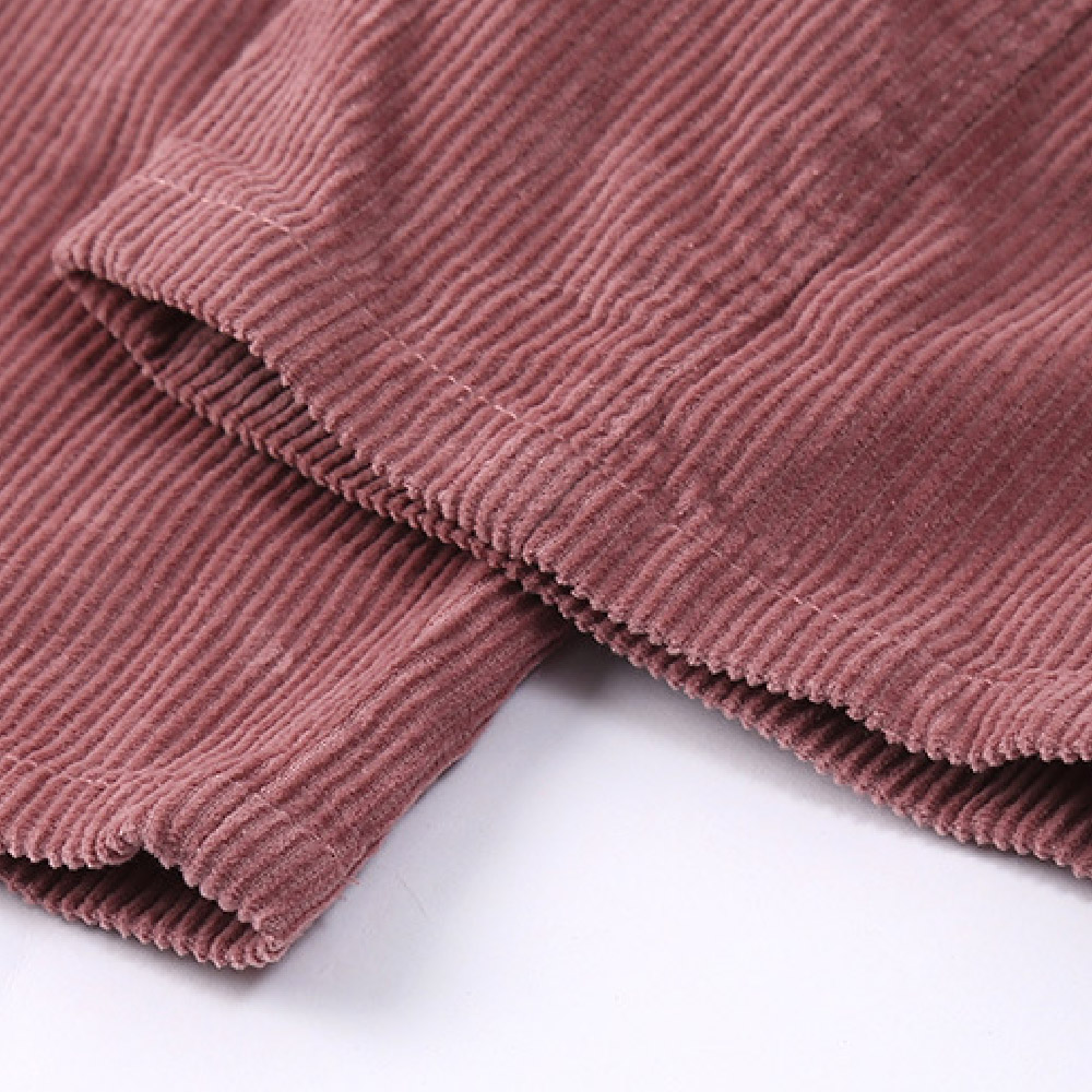 Kids Solid Color Corduroy Pants