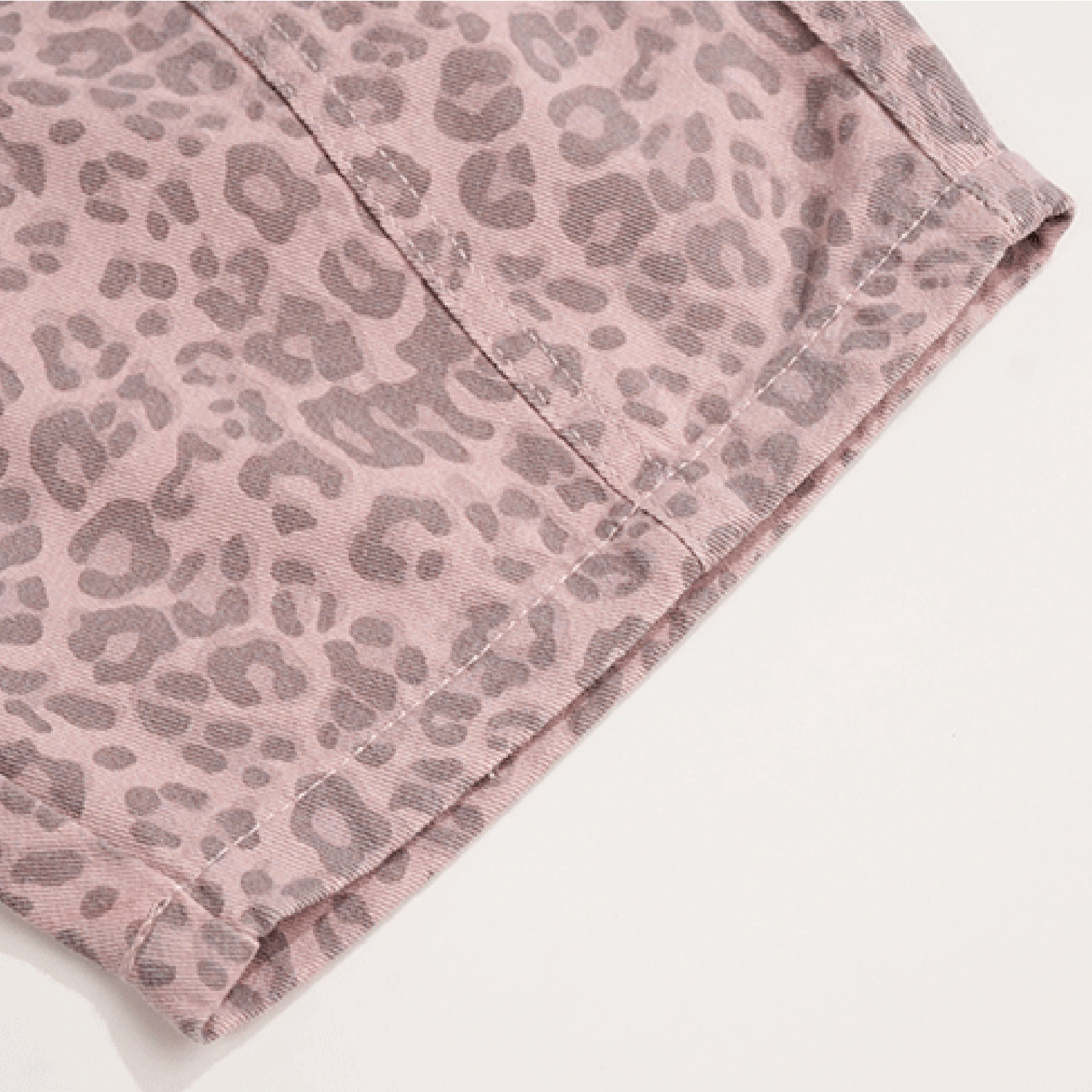 Kids Pink Leopard print Pants