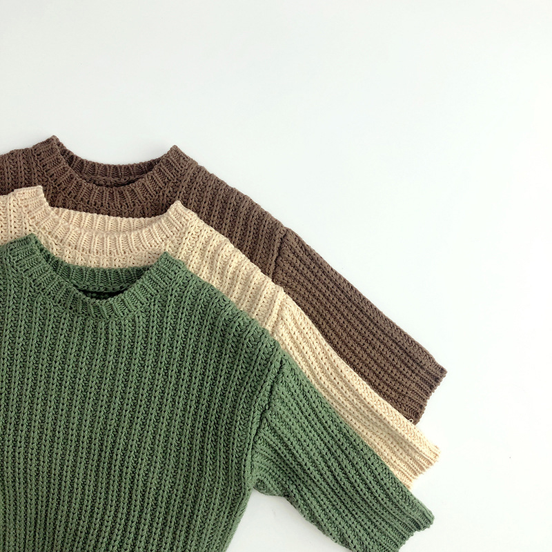 Toddler Handmade Thick Knit Sweater