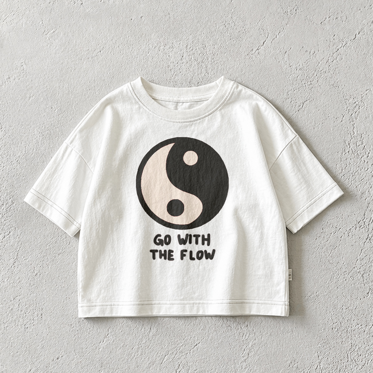 GO WITH THE FLOW Baby & Kids TAI CHI T-Shirt (6M-12Y)