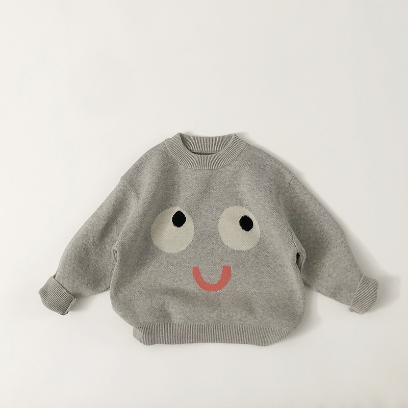 Toddler Emoticon Pullover Sweater