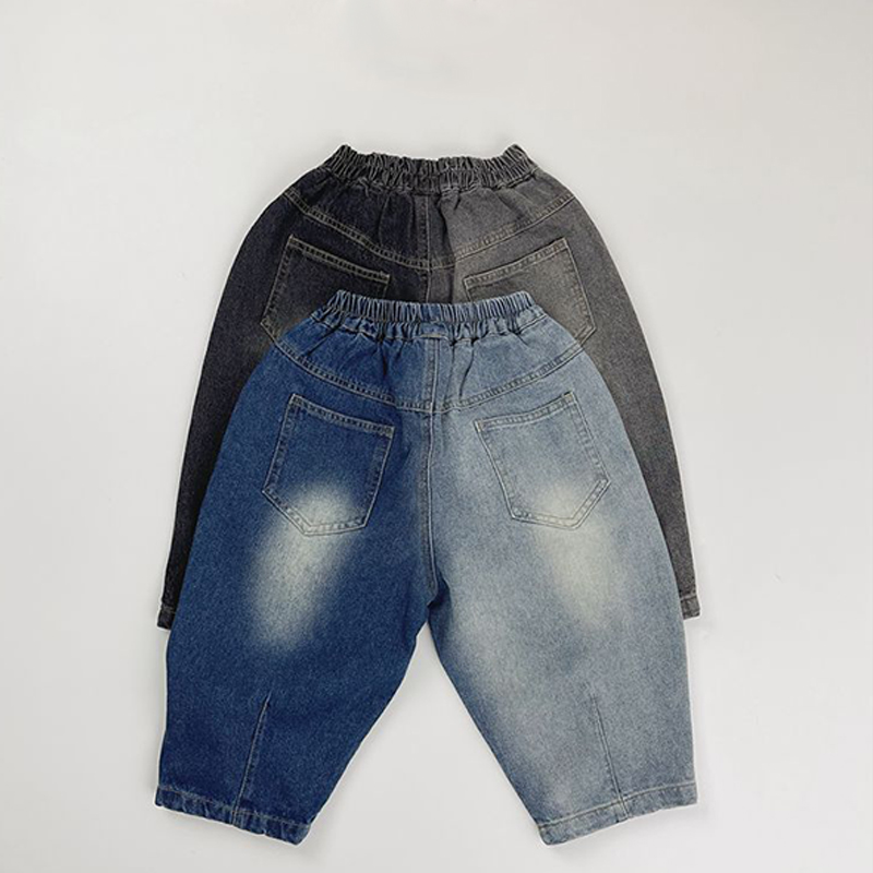 Toddler Retro Contrast Washed Jeans