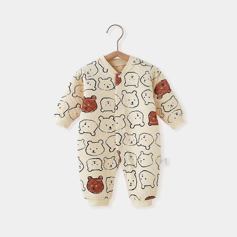 Baby Newborn Forest Thickened Romper