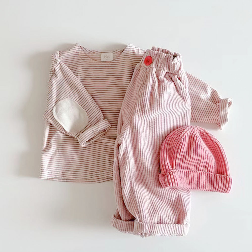 Baby & Kids Solid Color Corduroy Casual Pants