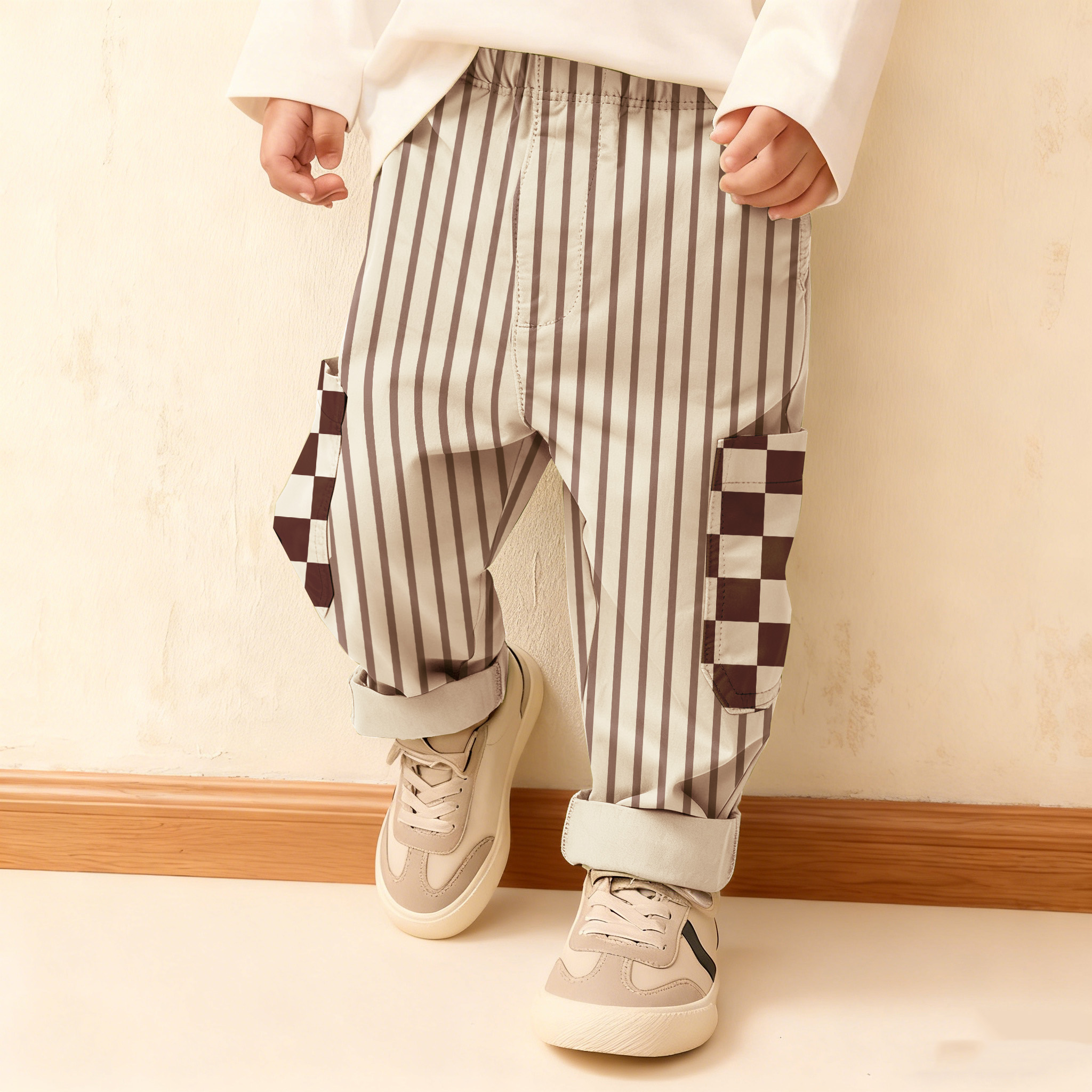 Baby & Kids Stripe Plaid Pants