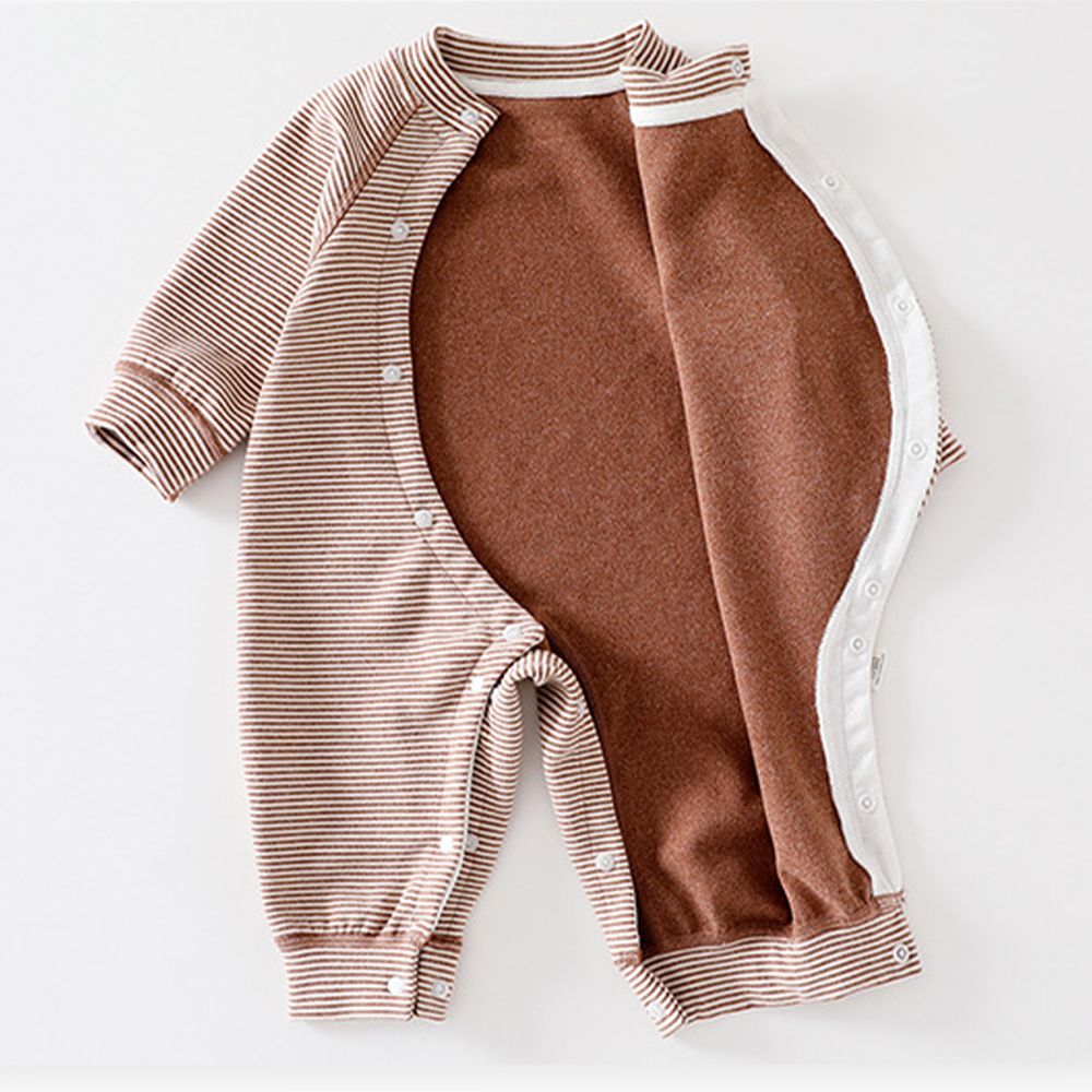 Baby Newborn Bear Stripe Romper