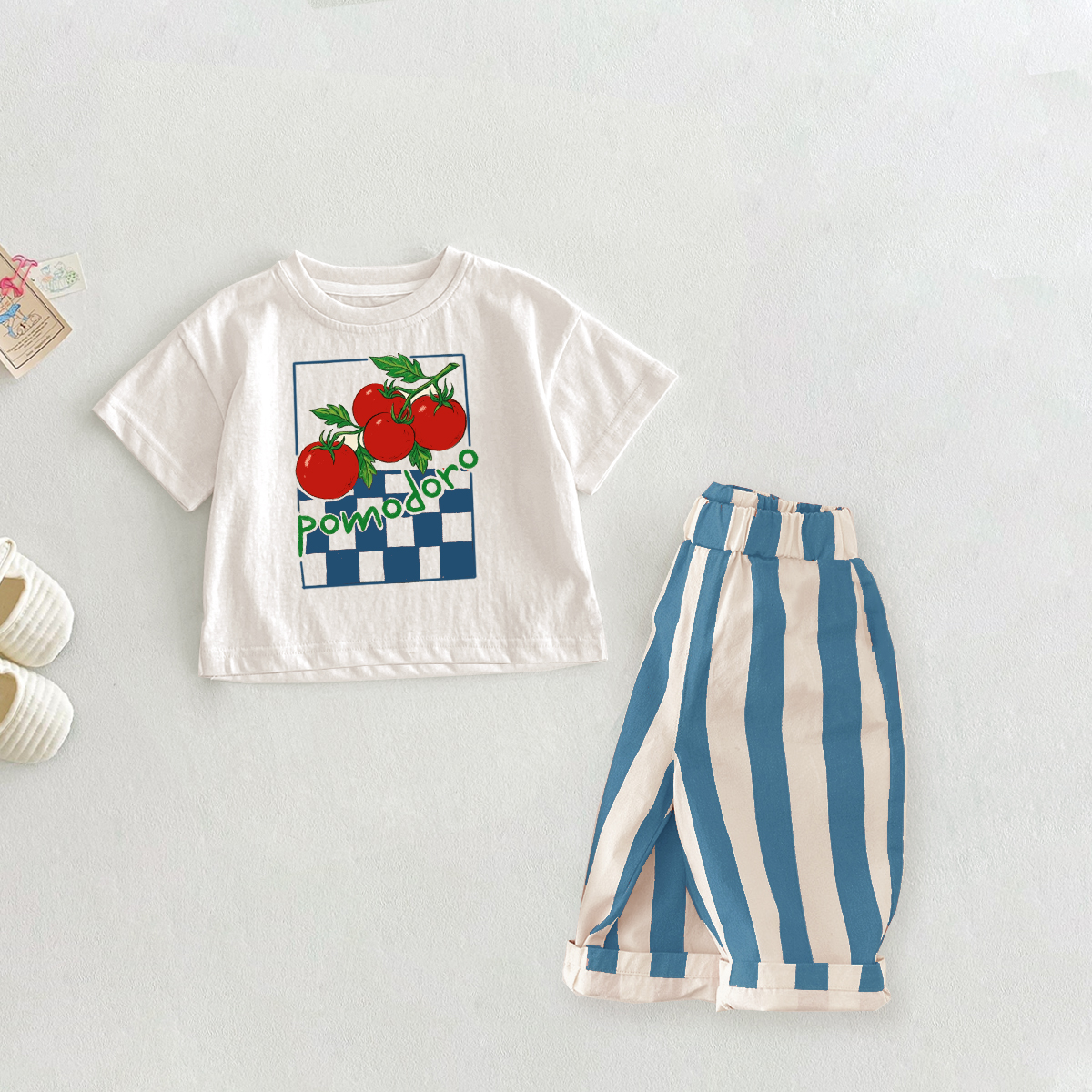 Baby Toddler Tomato Pattern 2 Piece Set