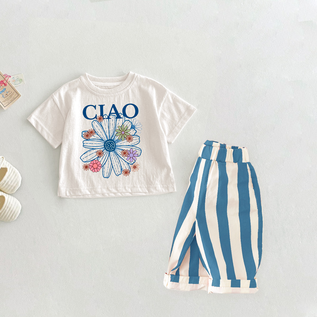 CIAO Baby Toddler Sunflowers 2-Piece Set
