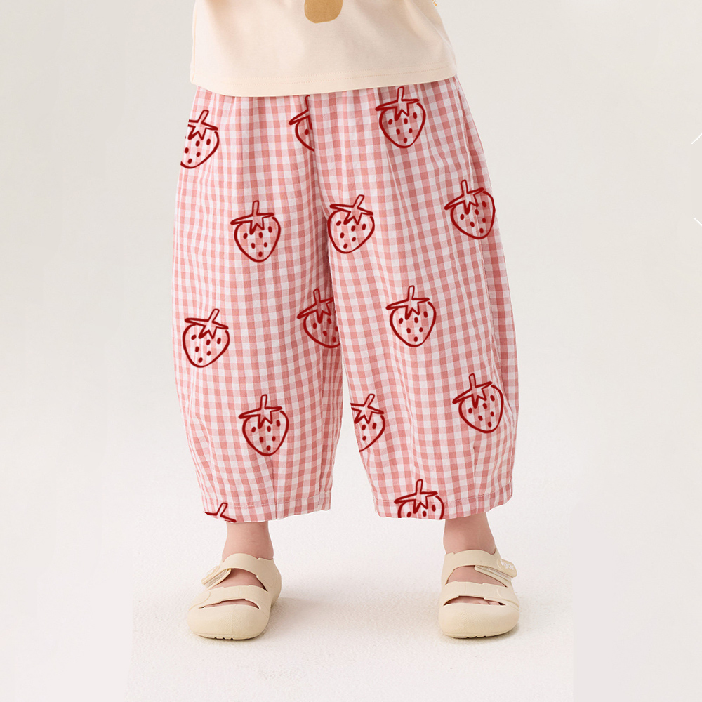 Baby & Kids Strawberry Plaid Pants