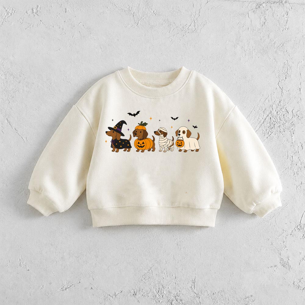 Baby & Kids Halloween Puppy Pattern Sweatshirt