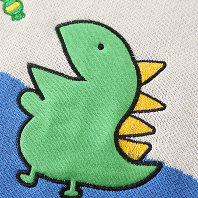 Baby Dinosaur Newborn Knitted Romper