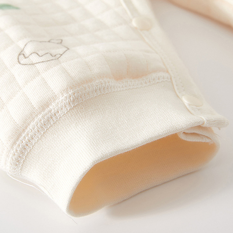 Baby Newborn Colorful Bunny Quilted Romper