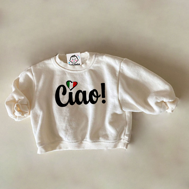 CIAO Baby Toddler Slogan Sweatshirt