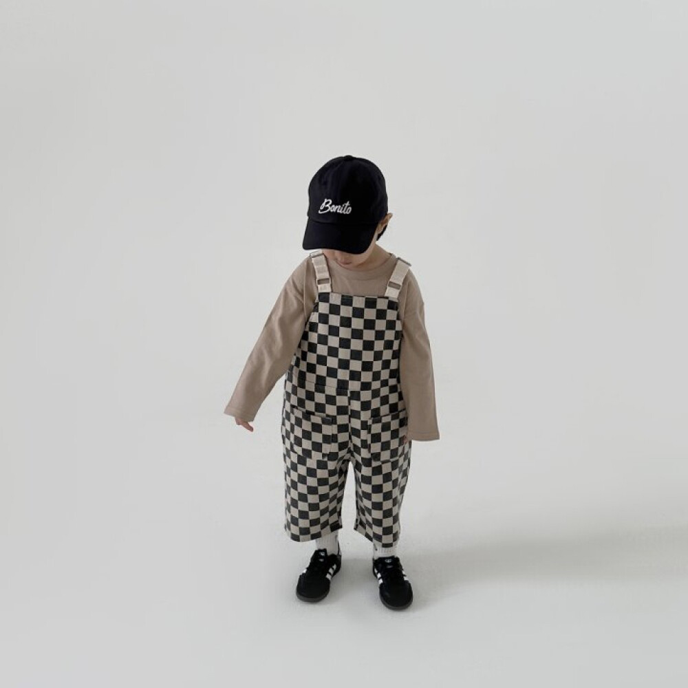 Baby & Kids Check Overalls