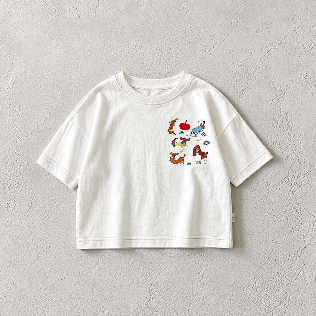 Baby & Kids Dalmatian Front & Back T-Shirt (6M-12Y)