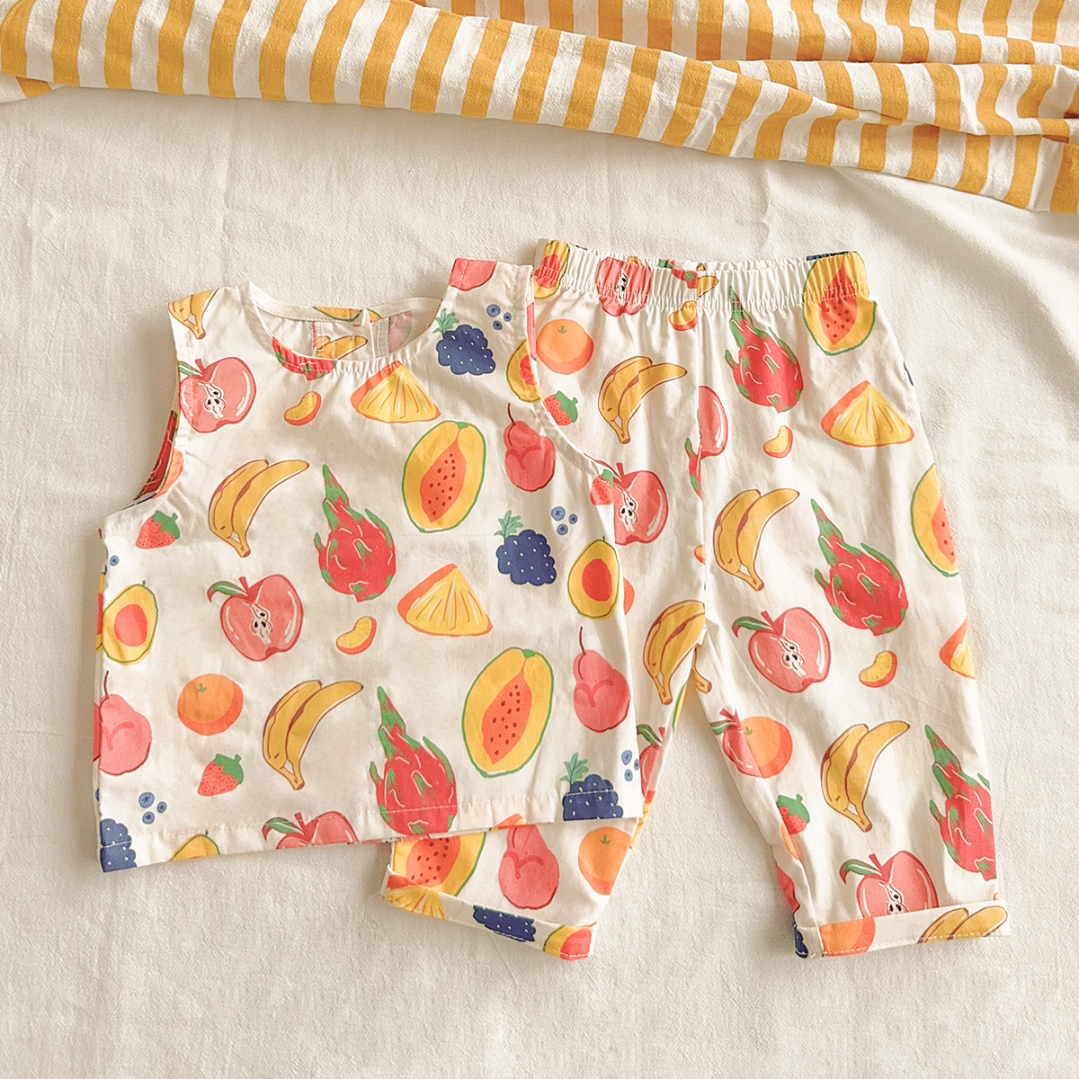 Baby Toddler 2-Piece Fruit Pattern Set