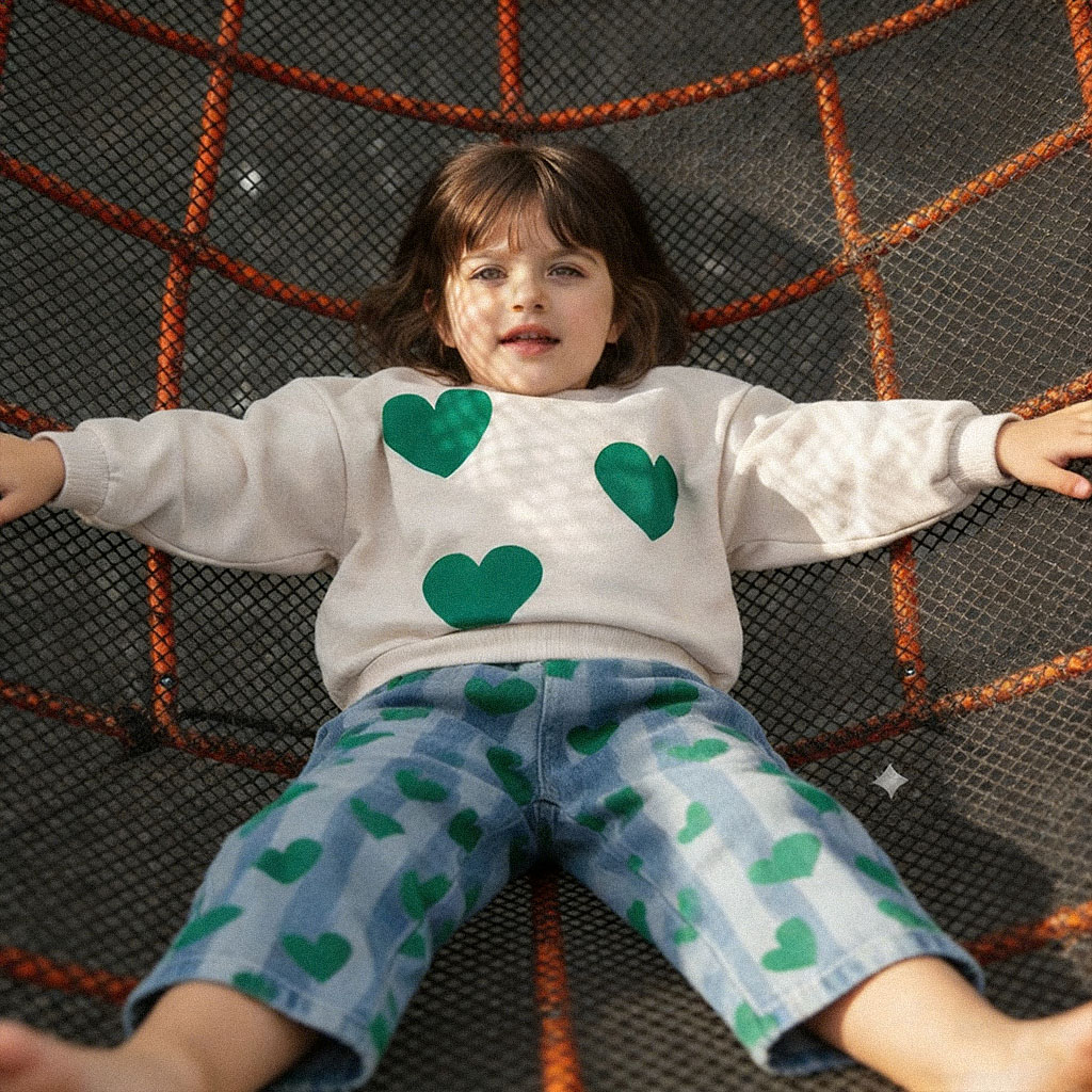 Baby & Kids Heart Sweatshirt