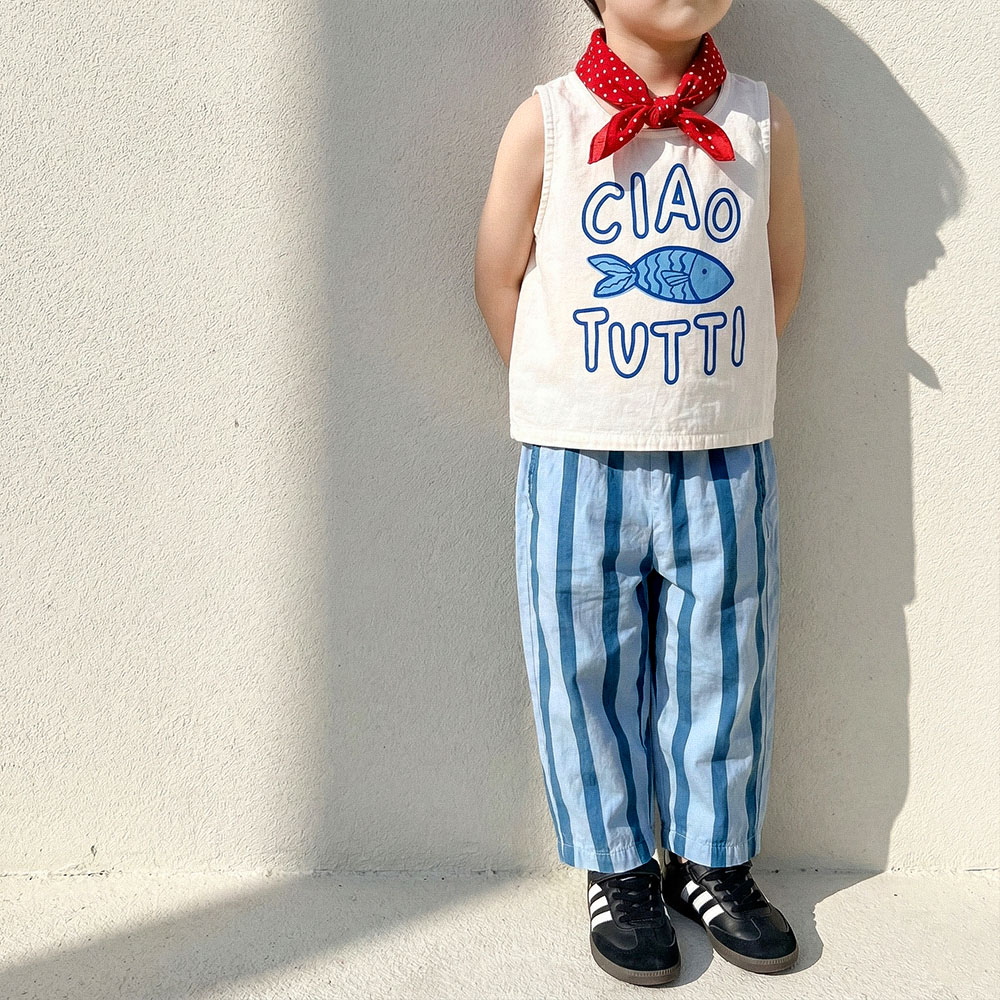 The CIAO TUTTI Baby 2 Piece Sardines Stripe Pants Sets