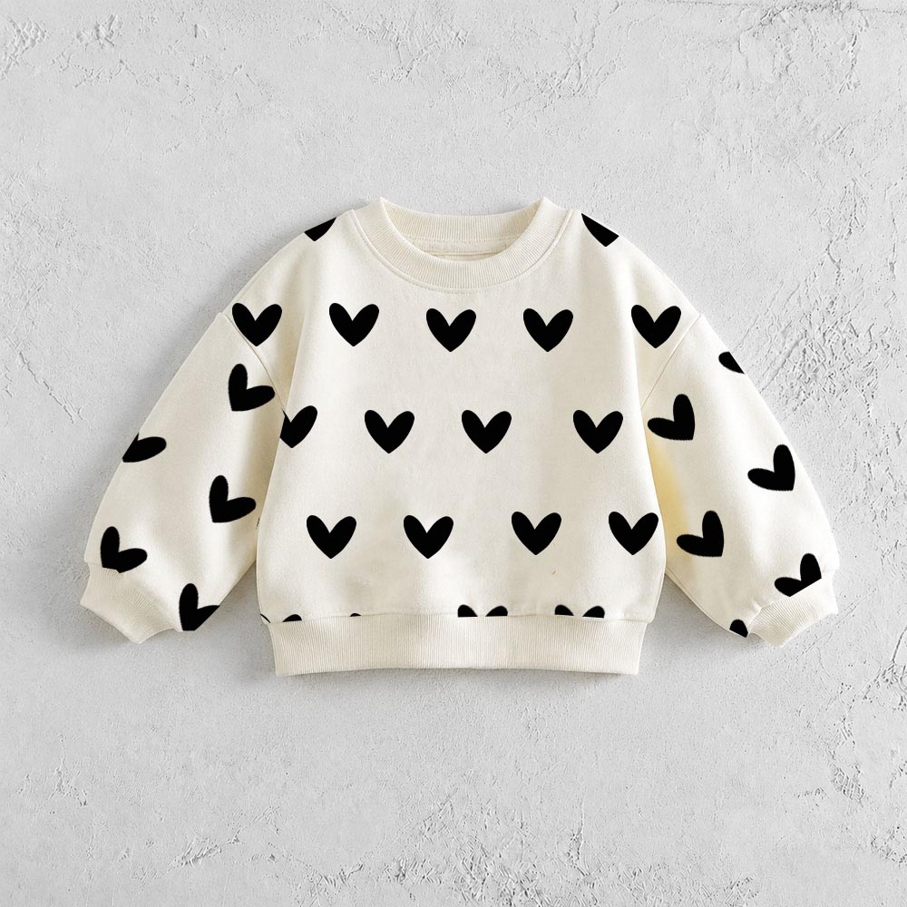 Baby & Toddler Hearts Pattern Sweatshirt