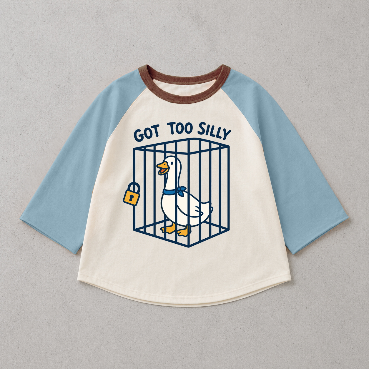 GOT TO SILLY Baby & Kids Goose Color Blocking Tee