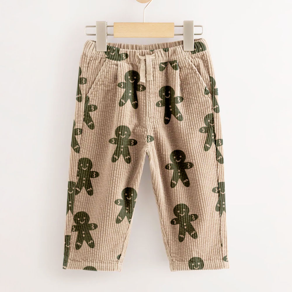 Baby & Kids Gingerbread Man Corduroy Pants