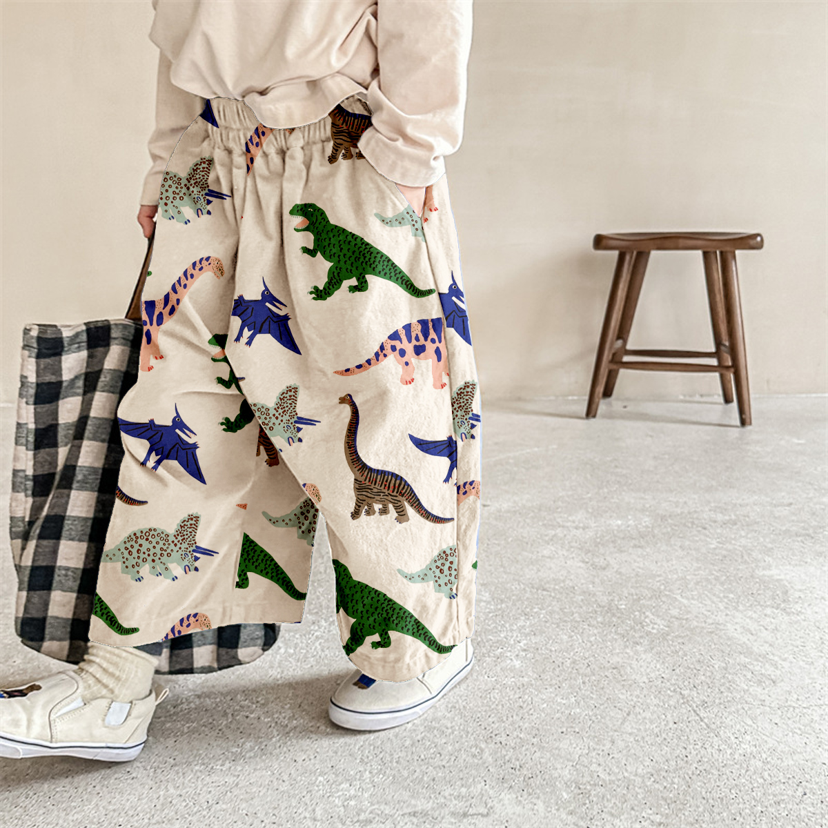 Baby & Kids Dinosaur Print Casual Pants