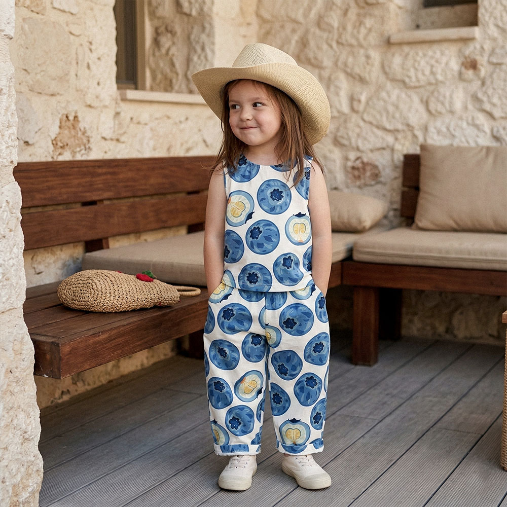 Baby Toddler Blueberry 2-Piece Set