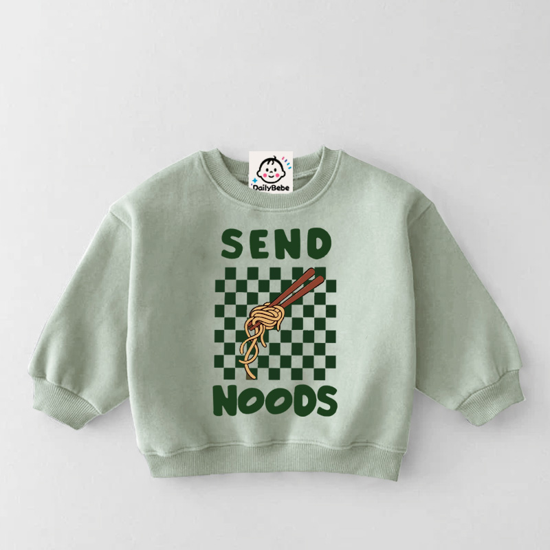 SEND NOODS Baby Toddler Pasta Sweatshirt