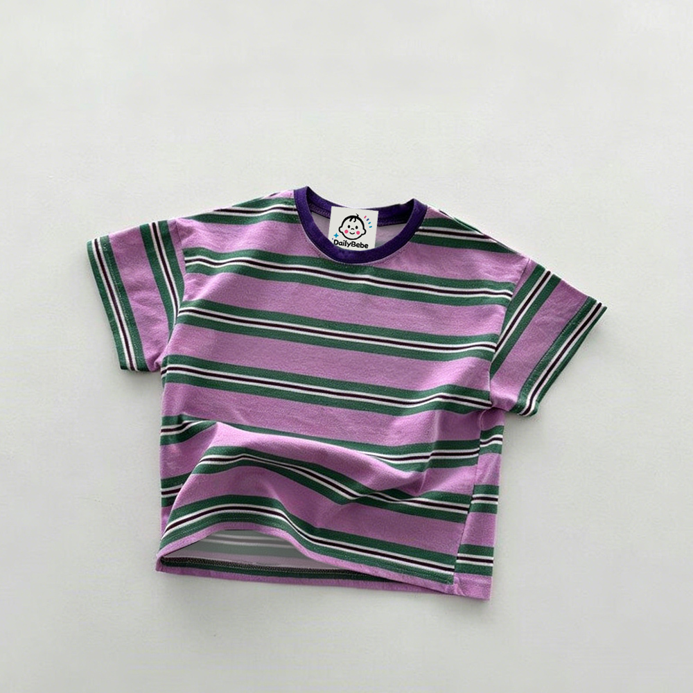 Baby & Kids Stripe Loose-Fitting T-Shirt