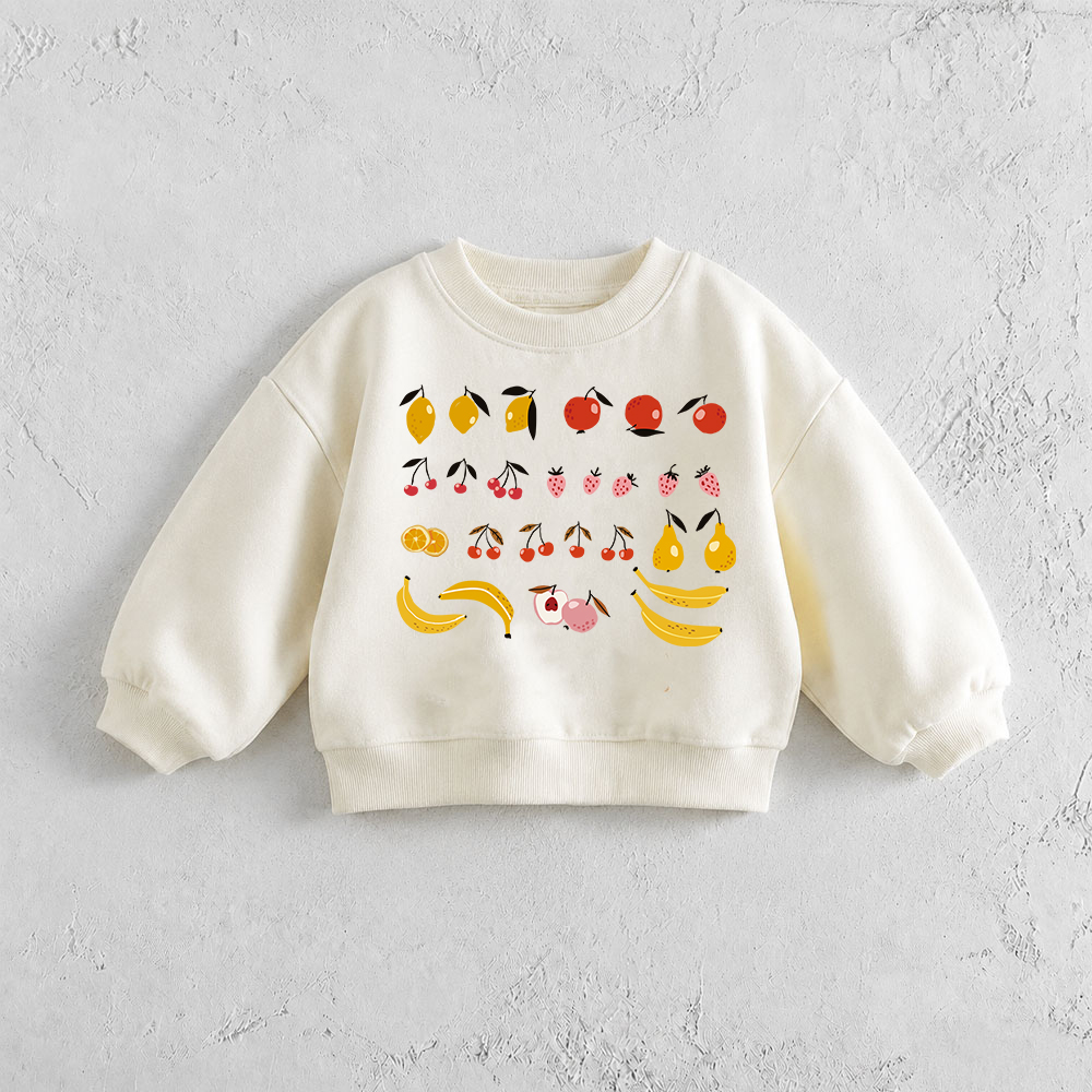 Baby & Toddler Fruits Pattern Sweatshirt
