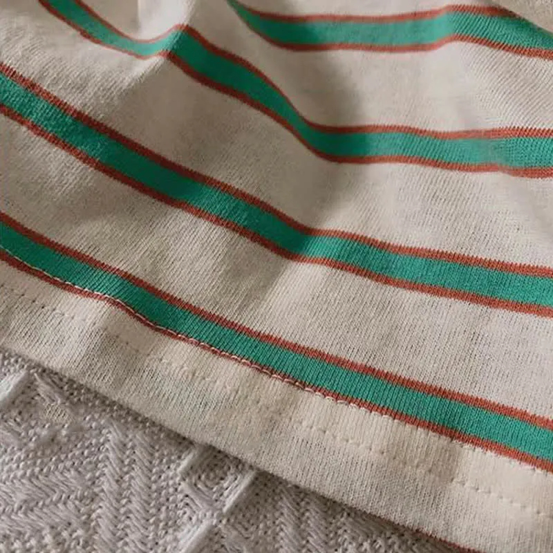 Toddler Contrast Color Stripe T-Shirt