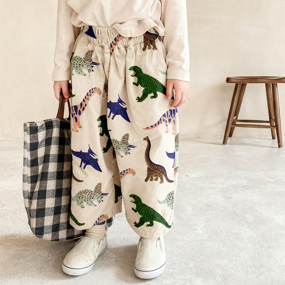 Baby & Kids Dinosaur Print Casual Pants