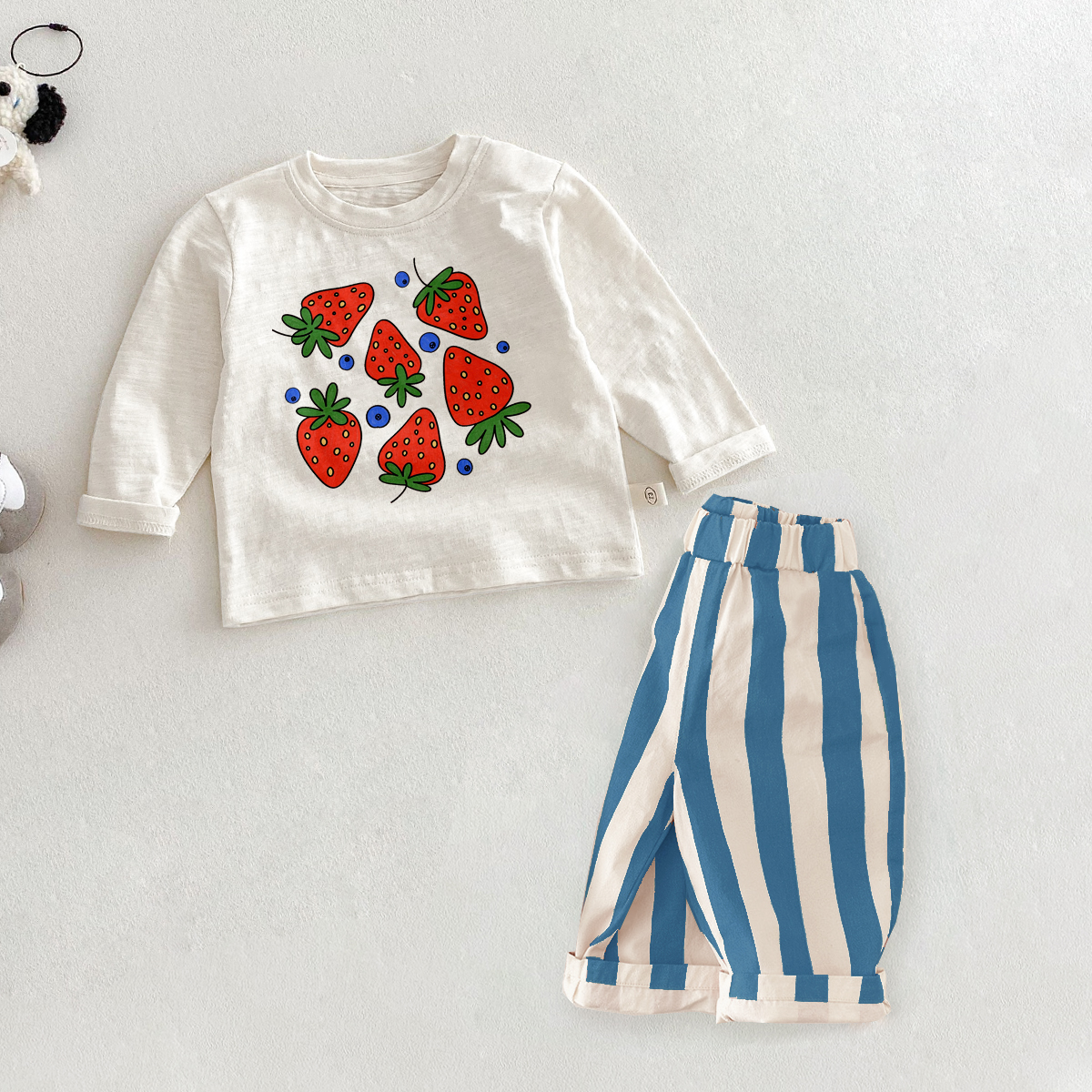 Baby Toddler Strawberry Blueberry 2 Piece Set