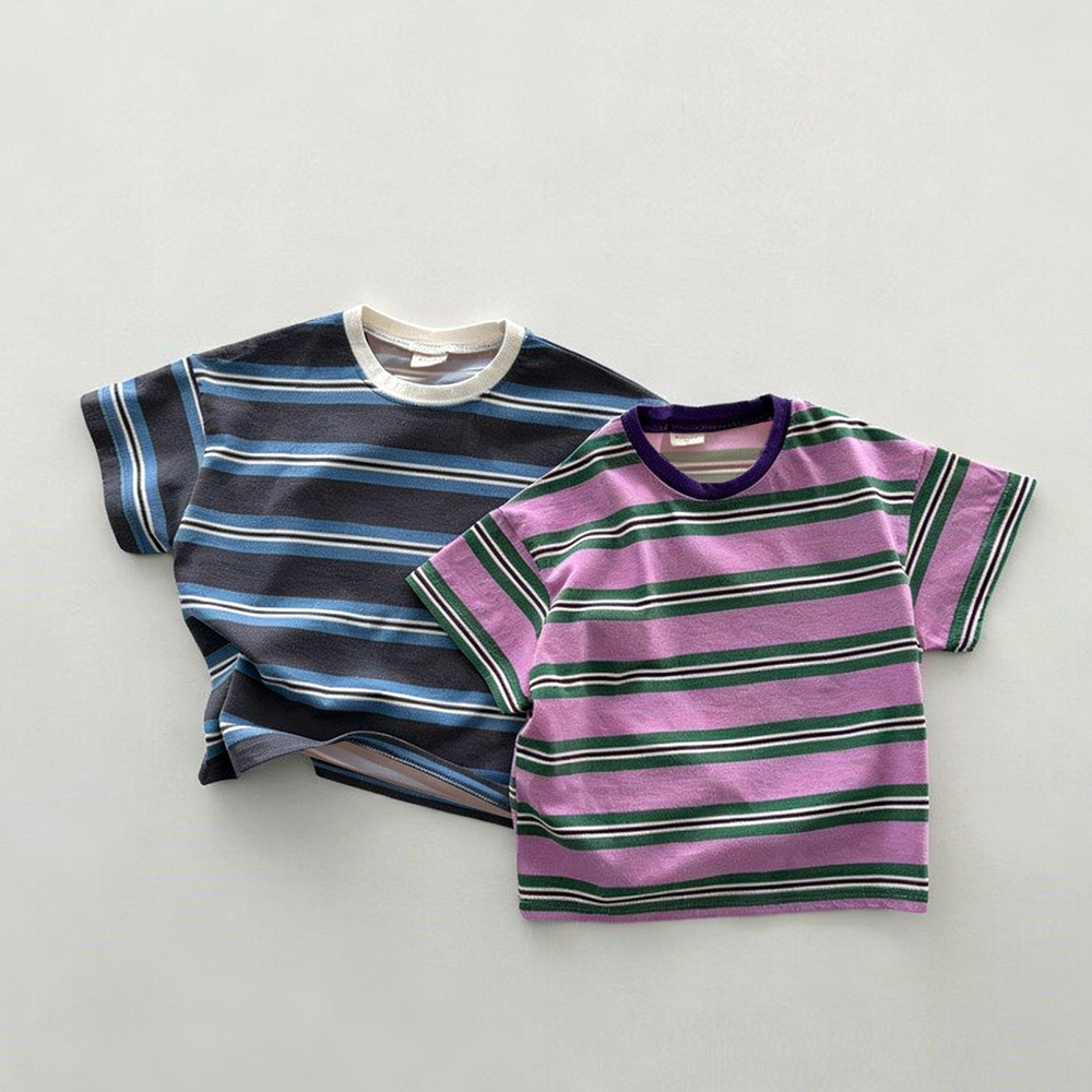 Baby & Kids Stripe Loose-Fitting T-Shirt
