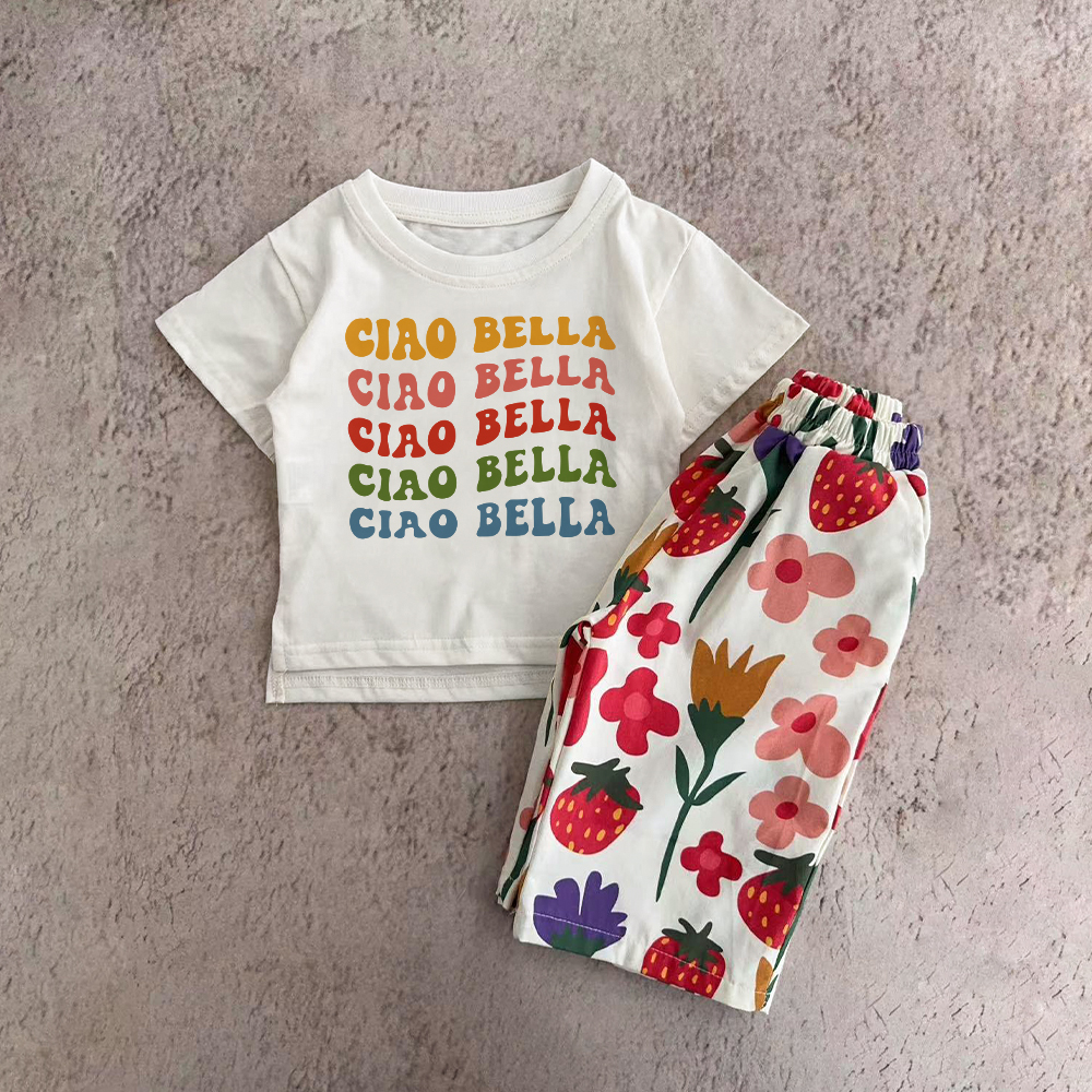 Baby Toddler Alphabet 2-Piece Sweatshirt Set