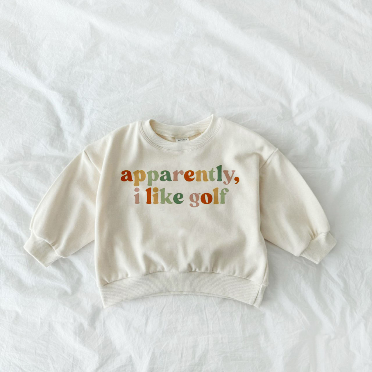 APPARENTLY I LIKE GOLF Baby & Kids Sweatshirt
