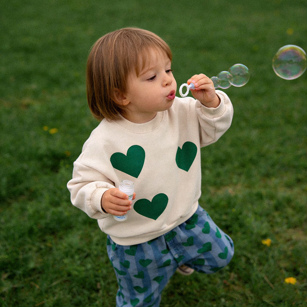 Baby & Kids Heart Sweatshirt
