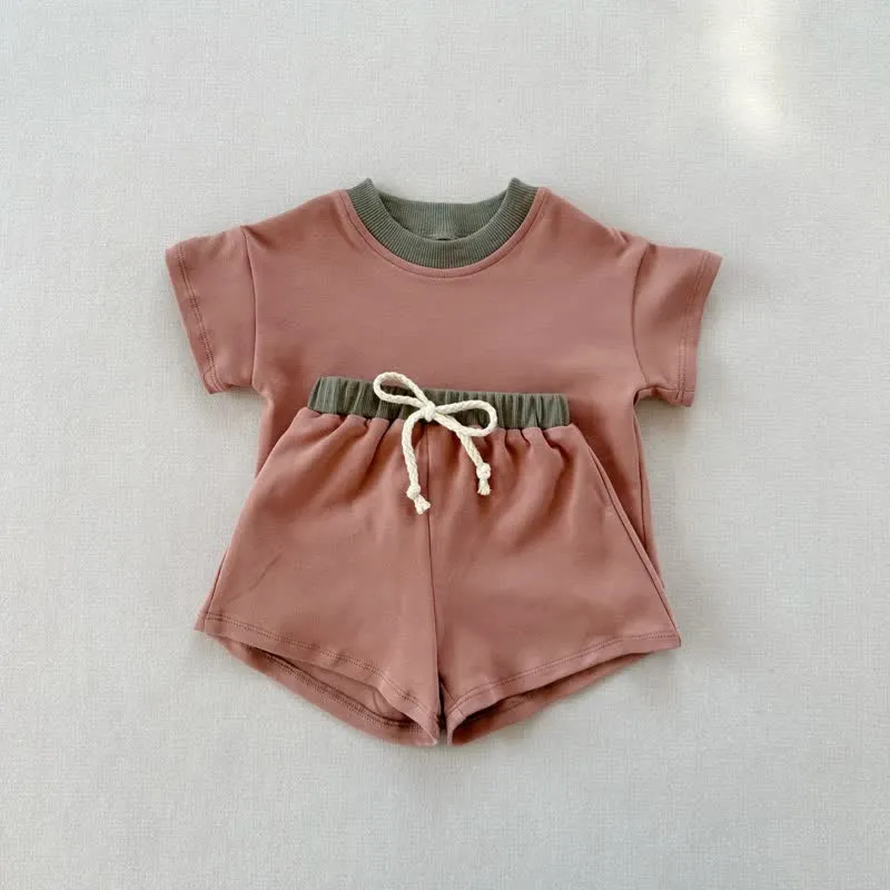 Baby 2-Piece Soft Sweatsuit Loose Set