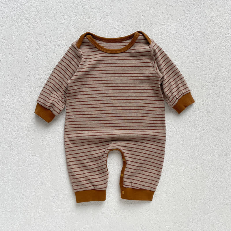 Baby Striped Casual Comfort Romper