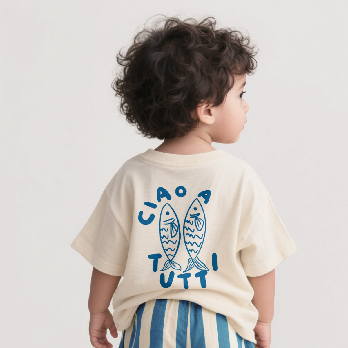 CIAO A TUTTI Baby Toddler Sardines 2 Piece Set