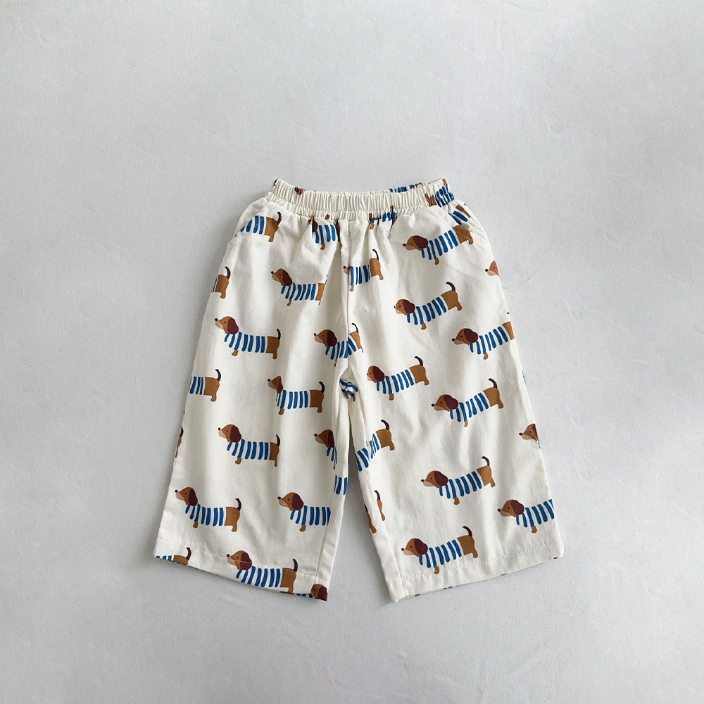 Baby & Kids Dachshund Print Casual Pants